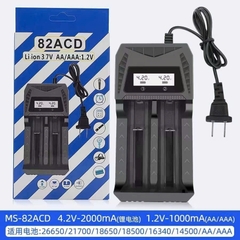 Bộ sạc pin đa năng MS-82ACD sạc pin AA/AAA (2a/3a) 18650 siêu tiện lợi