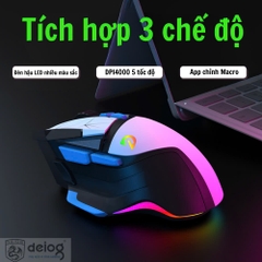 Chuột có dây Gaming DEIOG G502 Macro có led RGB cực đẹp kèm app điều chỉnh giả lập chính hãng