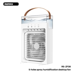 Quạt phun sương REMAX RS-ZF08 quạt để bàn kèm 5 lỗ phun sương tạo độ ẩm, 4 cấp gió 3 cấp phun sương chính hãng