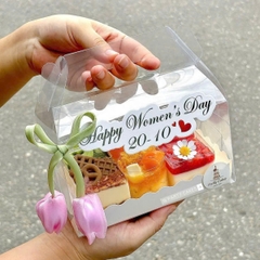 Set 40 bảng giấy Happy women's day 20-10 (kt 14cm).