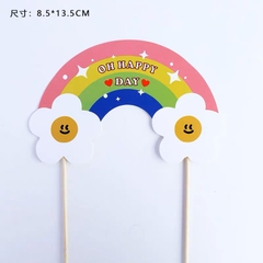 Combo 10 cầu vồng HPBD mix mầu (hoa-gấu-sắc màu).