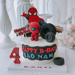 SIEUNHAN-Nhện chibi đầu to nhựa đặc.
