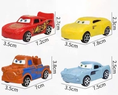 Bộ 4 xe ô tô mcqueen mẫu NHỎ.
