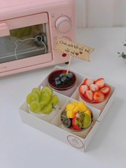 Set 60 bảng giấy không chữ mix 2 màu nâu và trắng (có đường viền nét đứt)9070.