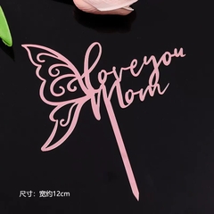 Set 10 mica love you mom-HỒNG.