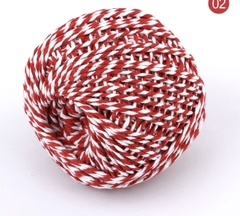 Cuộn dây cói TRẮNG-ĐỎ (dày 1.5mm x dài 65m).