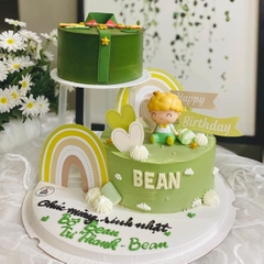 Combo 2 Set cầu vồng HPBD + tim (XANH TRÁI BƠ).