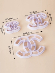 Bộ Khuôn nhấn chanel (3 chi tiết).