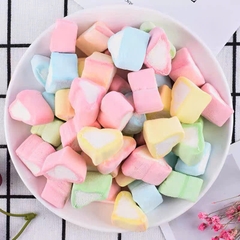 Kẹo Marshmallow 1kg - Tim thập cẩm mix màu.