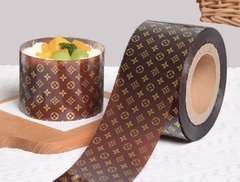 Mica cuộn thành bánh LV nâu 8cm-1kg (lõi giấy).