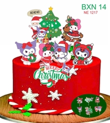 10 set giấy noel HD-MẪU 2 (KUROMI TÍM NHẠT).