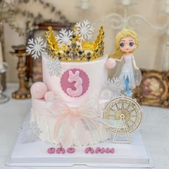 Vương miện đá đen - nhựa (vàng) đk 12.4cm.