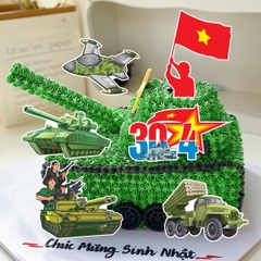 Combo 2 set giấy - bộ đội (chủ đề 30-4) 7149.