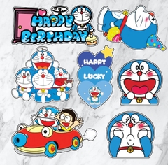 Combo 2 set giấy doremon  mẫu mới (doremon và nobita ngồi xe hơi).