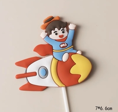 Tượng phi hành gia cậu bé nhựa dẻo (mẫu 3).