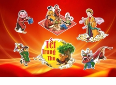 Set giấy trung thu - Cây đa chú cuội (CT).