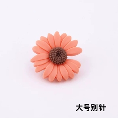 Set 10 hoa Cúc họa mi nhựa mix màu kt 2.7cm.