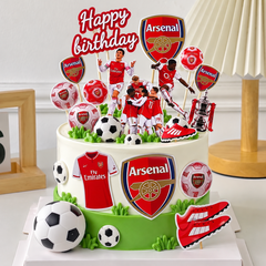 5 set giấy bóng đá - Arsenal (màu đỏ).