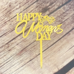 Set 10 mica Women's day mẫu 5-màu vàng.