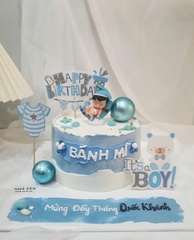 Set giấy baby GẤU XANH HD.