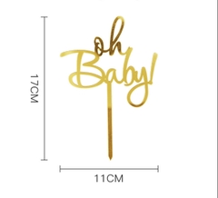Set 10 mica Oh Baby -vàng.A068