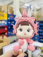 Tượng đất nặn - rồng chibi HỒNG.