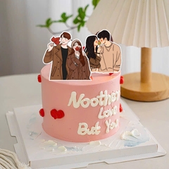 Set 50 thẻ giấy đôi tình yêu mix đủ mẫu (valentine).