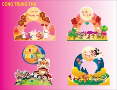 Set giấy cổng trung thu HD (4 cổng/set).