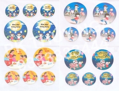 10 set trung thu (5 bản tròn to nhỏ/1set) mix đủ 4 mẫu.