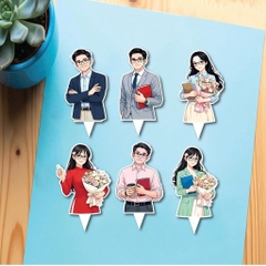 Set 30 thẻ giấy thầy cô mix mẫu.
