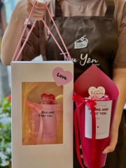 set 10 hộp ốc quế (gổm vỏ hộp, cốc, giấy cuộn, ruybang 1cm, thẻ decal)-MÀU ĐỎ.