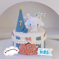 Set 60 bảng giấy-HPBD TIẾNG ANH HÌNH MÂY (kèm que cắm).