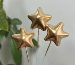 Set 20 ngôi sao xốp (kt 2.5-3-4-5cm)-VÀNG ĐỒNG.