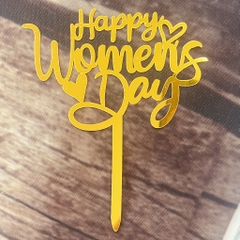 Set 10 mica Women's day mẫu 1-VÀNG.