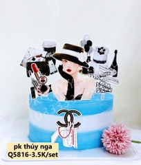 10 Set giấy quý cô đồ hiệu ĐEN (CT).