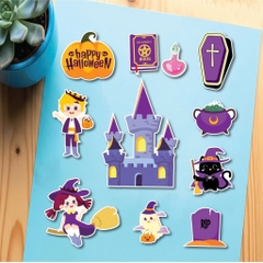 Combo 2 set giấy chủ đề  Halloween - Q10469.