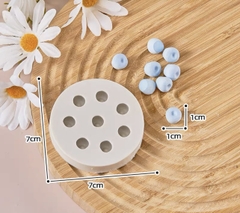 Khuôn silicon-hình 8 quả việt quất.
