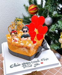 Set tim giấy 7 món to nhỏ-ĐỎ TƯƠI