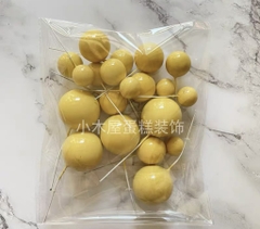BIXOP-Set 40 bi nhựa vàng