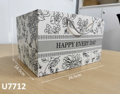 Set 10 túi giấy -  size TO 26x19x15 cm (đựng hộp 6 ngăn).
