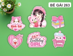 10 set giấy HD - bé gái hồng 263 (bảng chữ xinh gái).