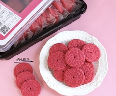Bánh quy tròn oreo ĐỎ (đóng hộp)-300gam.
