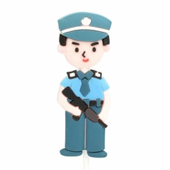 Chú bộ đội cầm súng (nhựa dẻo).