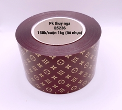 Mica cuộn thành bánh LV nâu 8cm-1kg (lõi giấy).