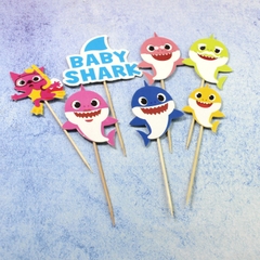 CAM-Set baby shark (không có chữ HPBD).K090