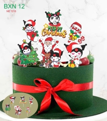 10 set giấy noel HD-MẪU 1 (KUROMI ĐEN).