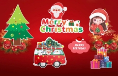 Set giấy NOEL CT-BÉ GÁI.