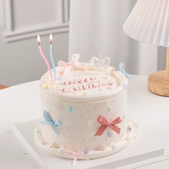 Túi 100 nơ vải nhỏ -MÀU NHẠT (kt 0.3x3cm).