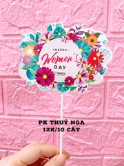 CAM-Set 10 cây cắm women's day (bông hoa)  (mua 1 tặng 1)