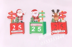 Set 30 biển báo giấy X-MAS 25-12 mix 3 mẫu (5 túi).